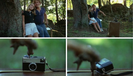 Kodak Instamatic in En kärlekshistoria (1970, screen capture)